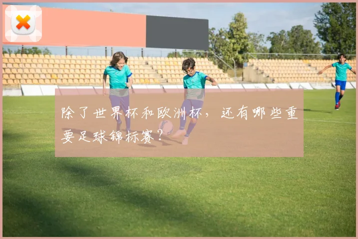 除了世界杯和欧洲杯，还有哪些重要足球锦标赛？